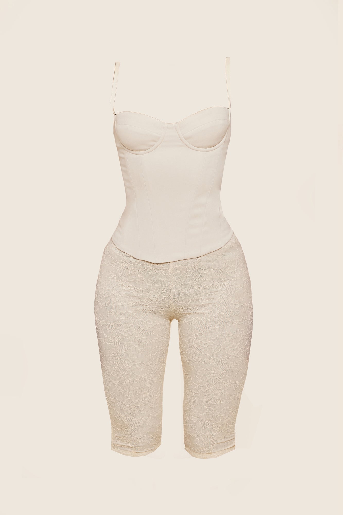 The Everly Corset in Off White