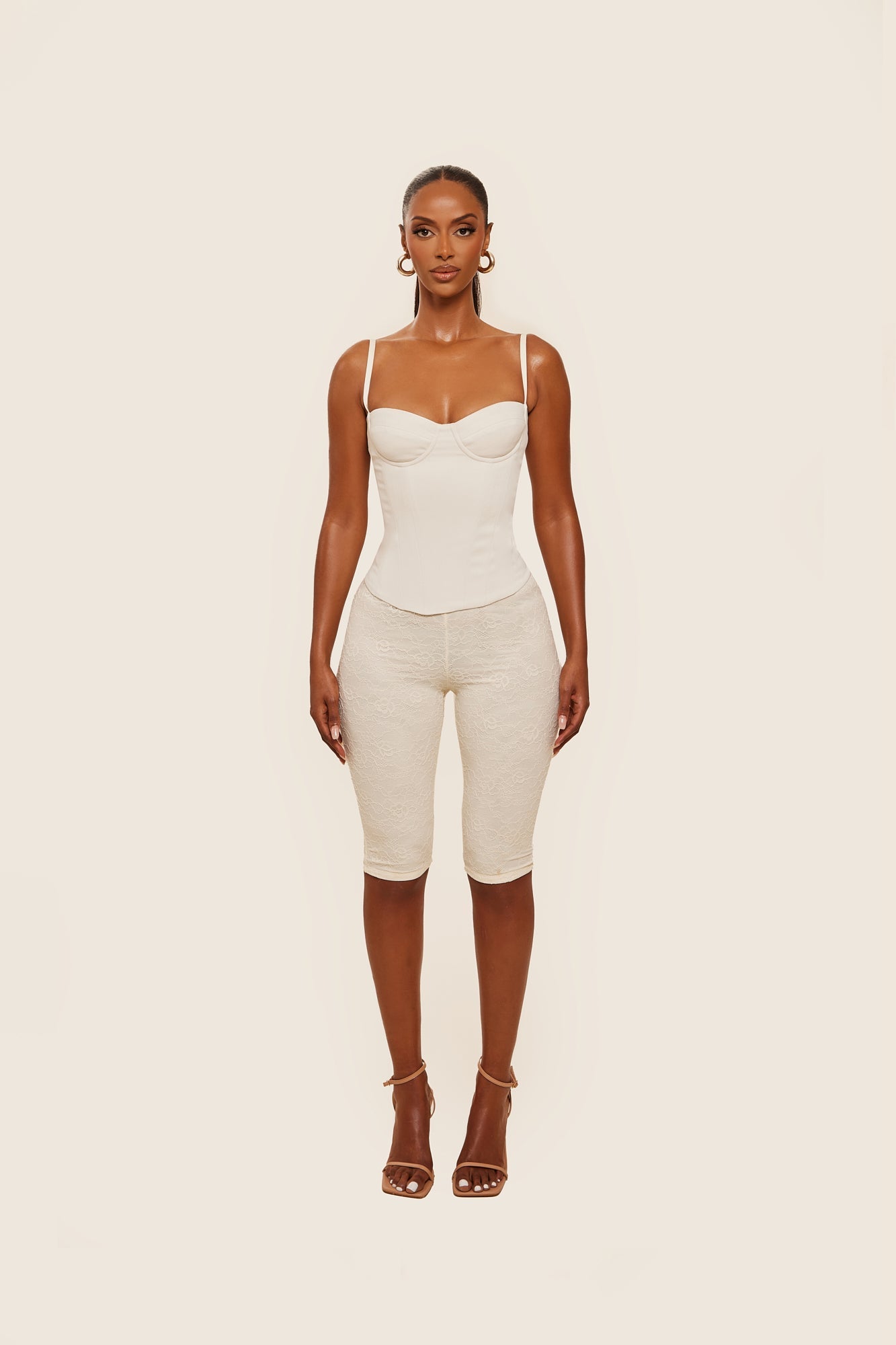 The Everly Corset in Off White