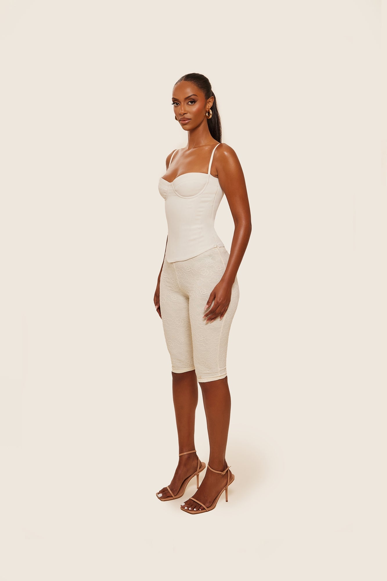 The Everly Corset in Off White