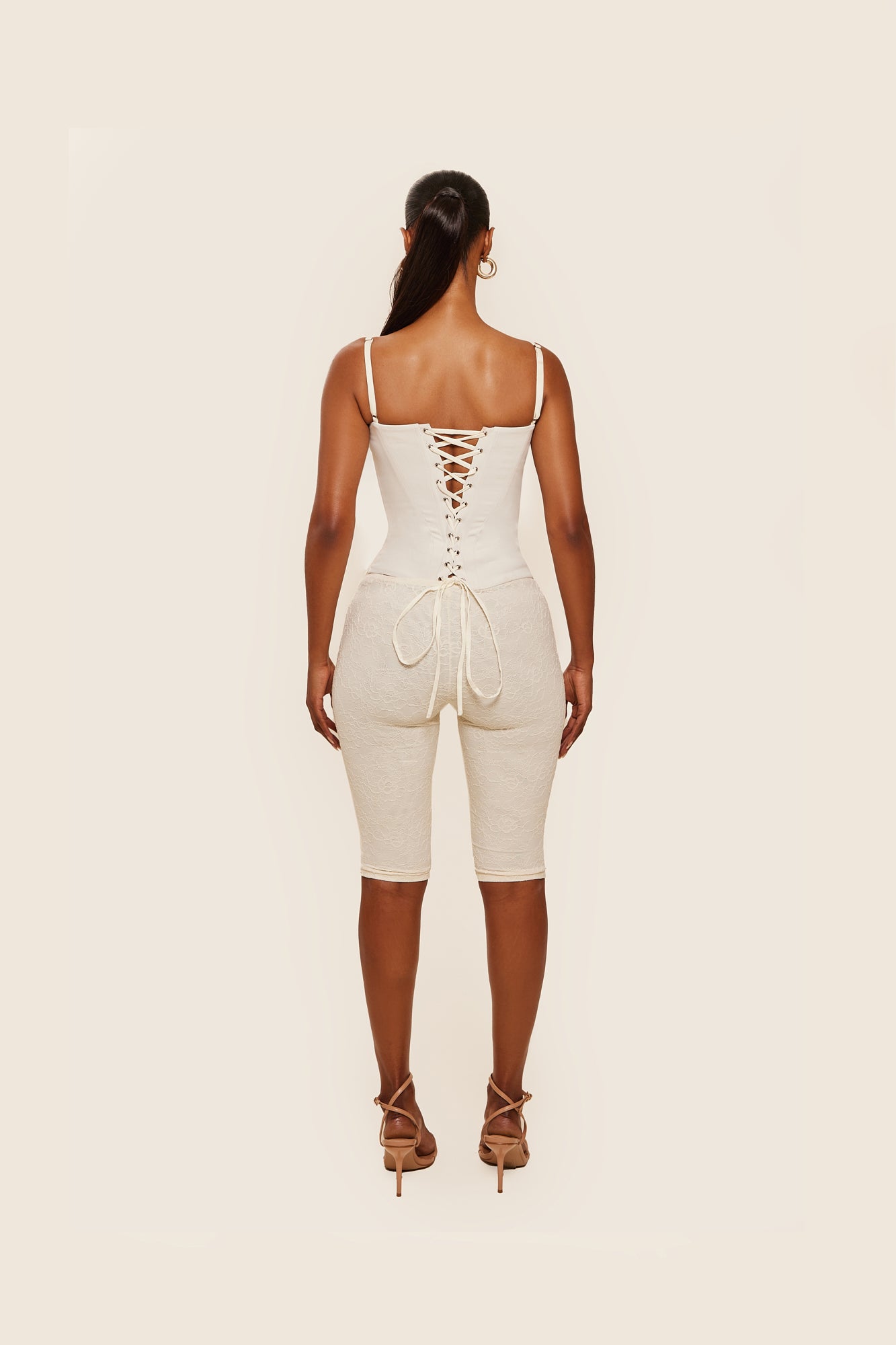 The Everly Corset in Off White