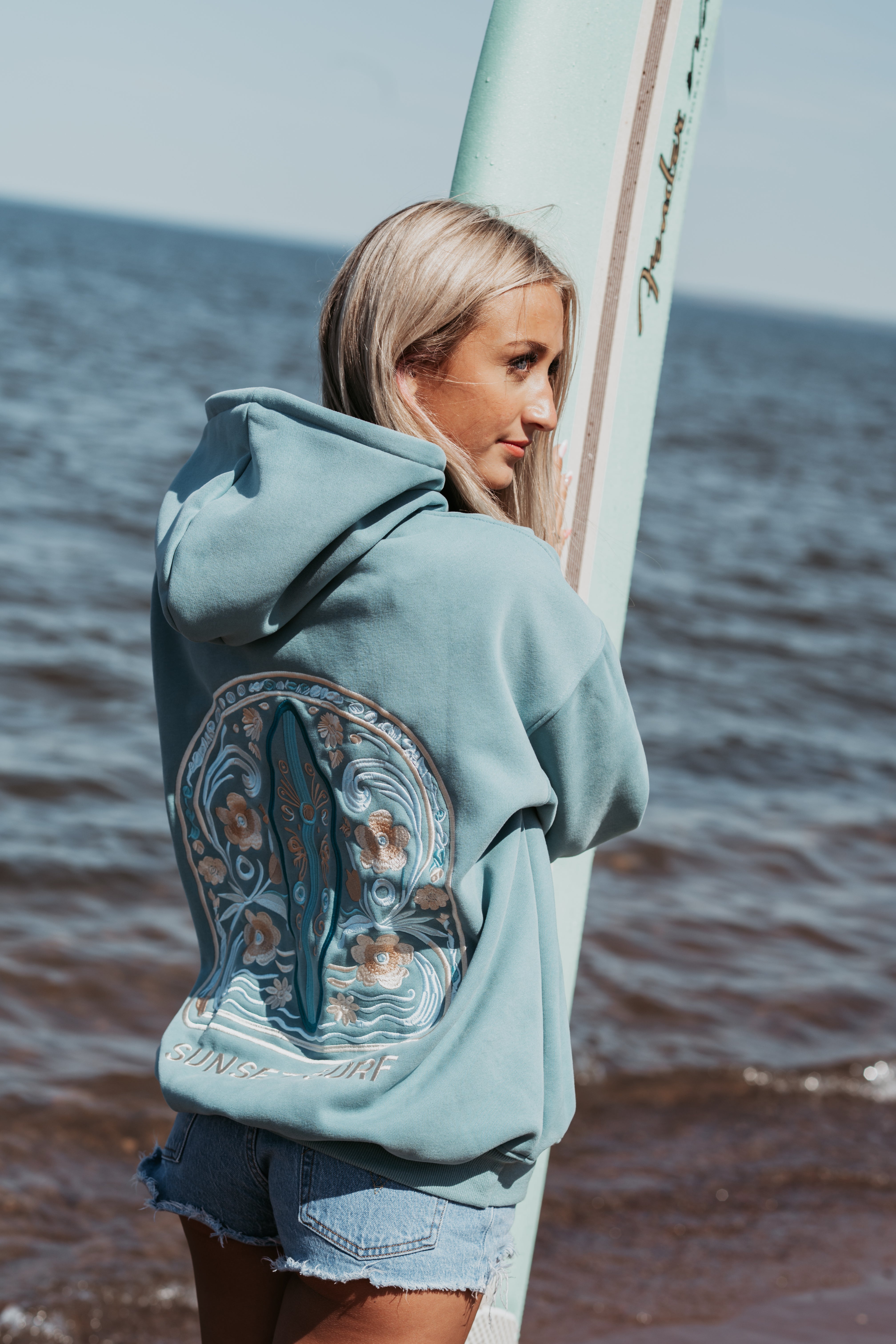 Coastal Bloom Hoodie
