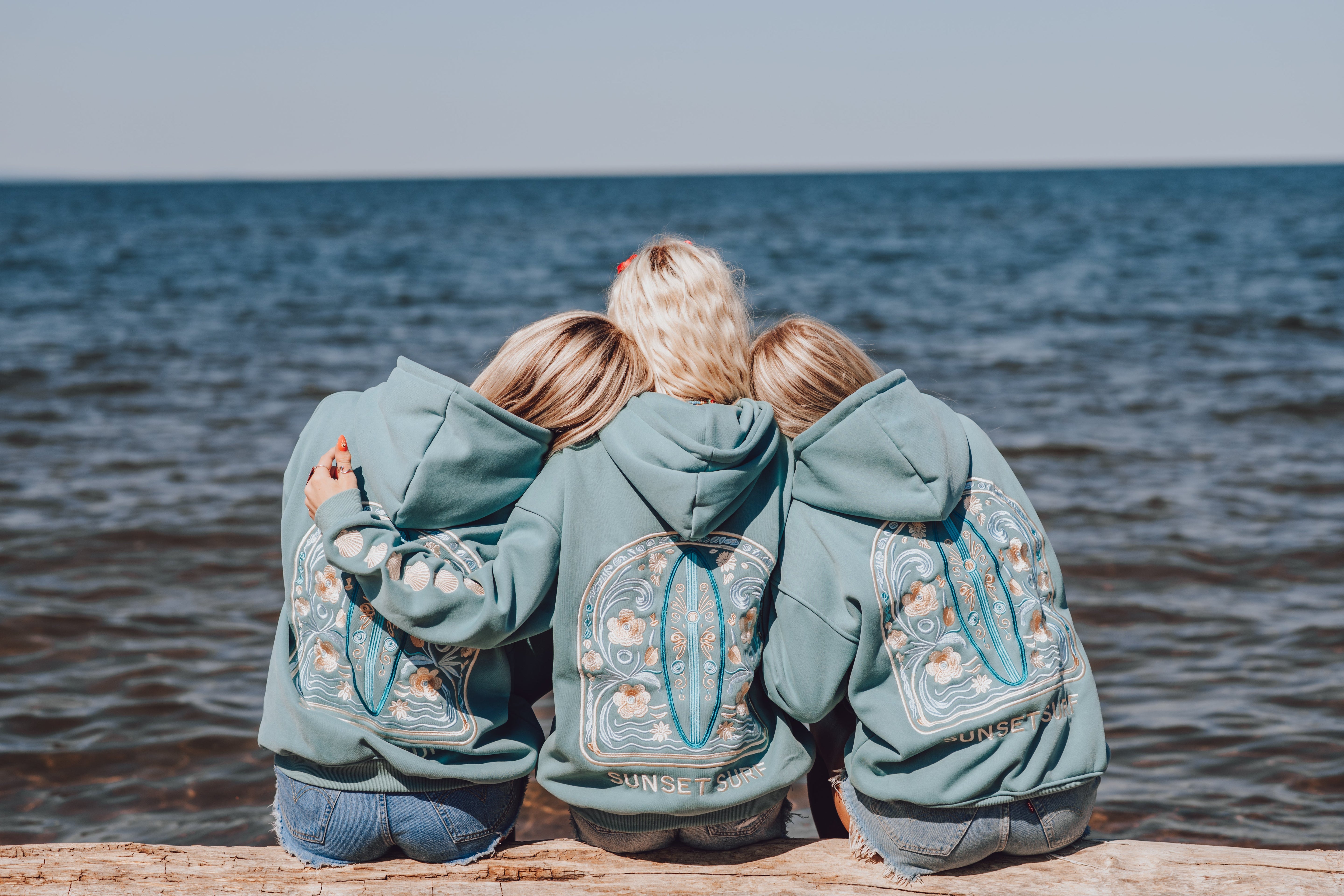 Coastal Bloom Hoodie