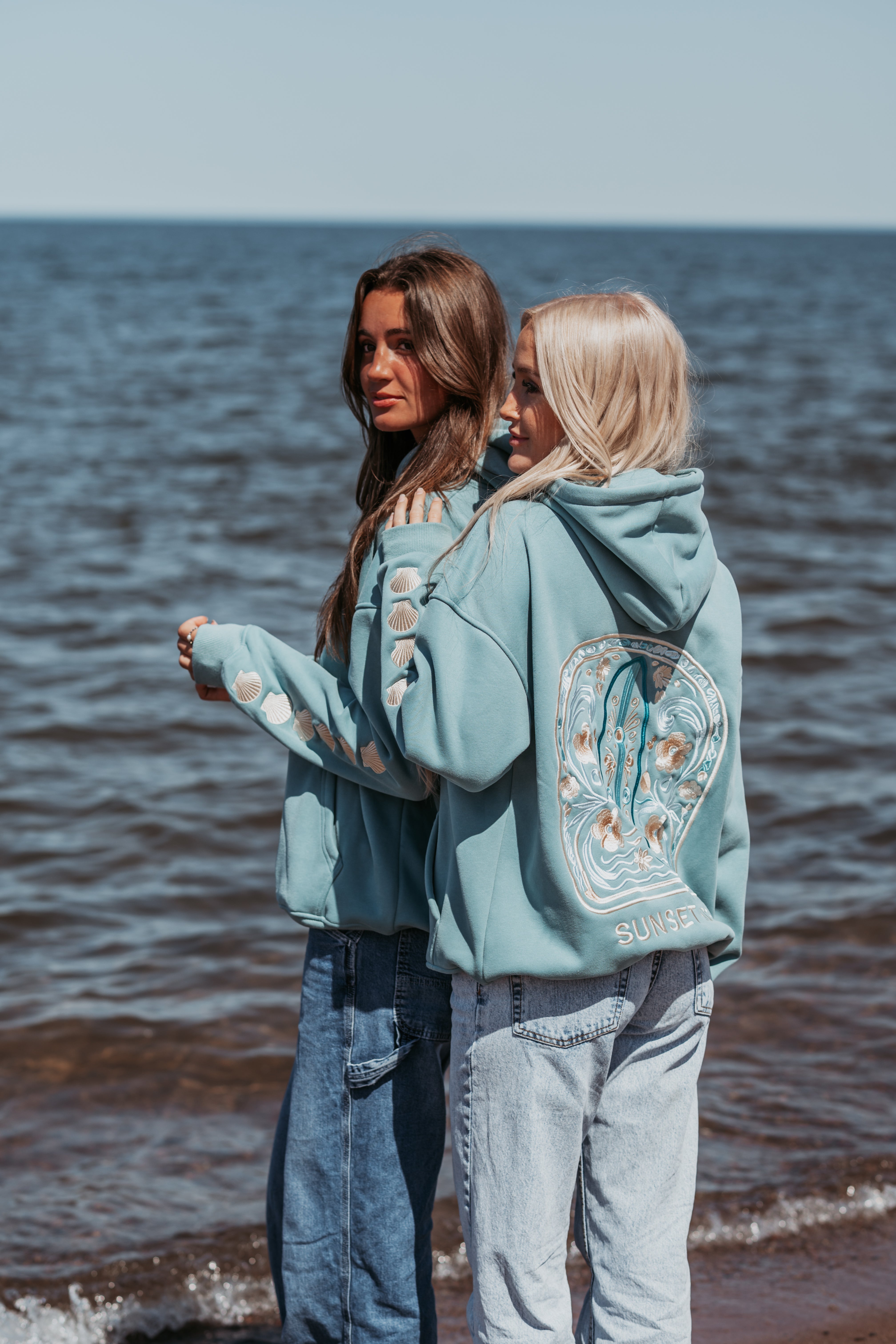 Coastal Bloom Hoodie