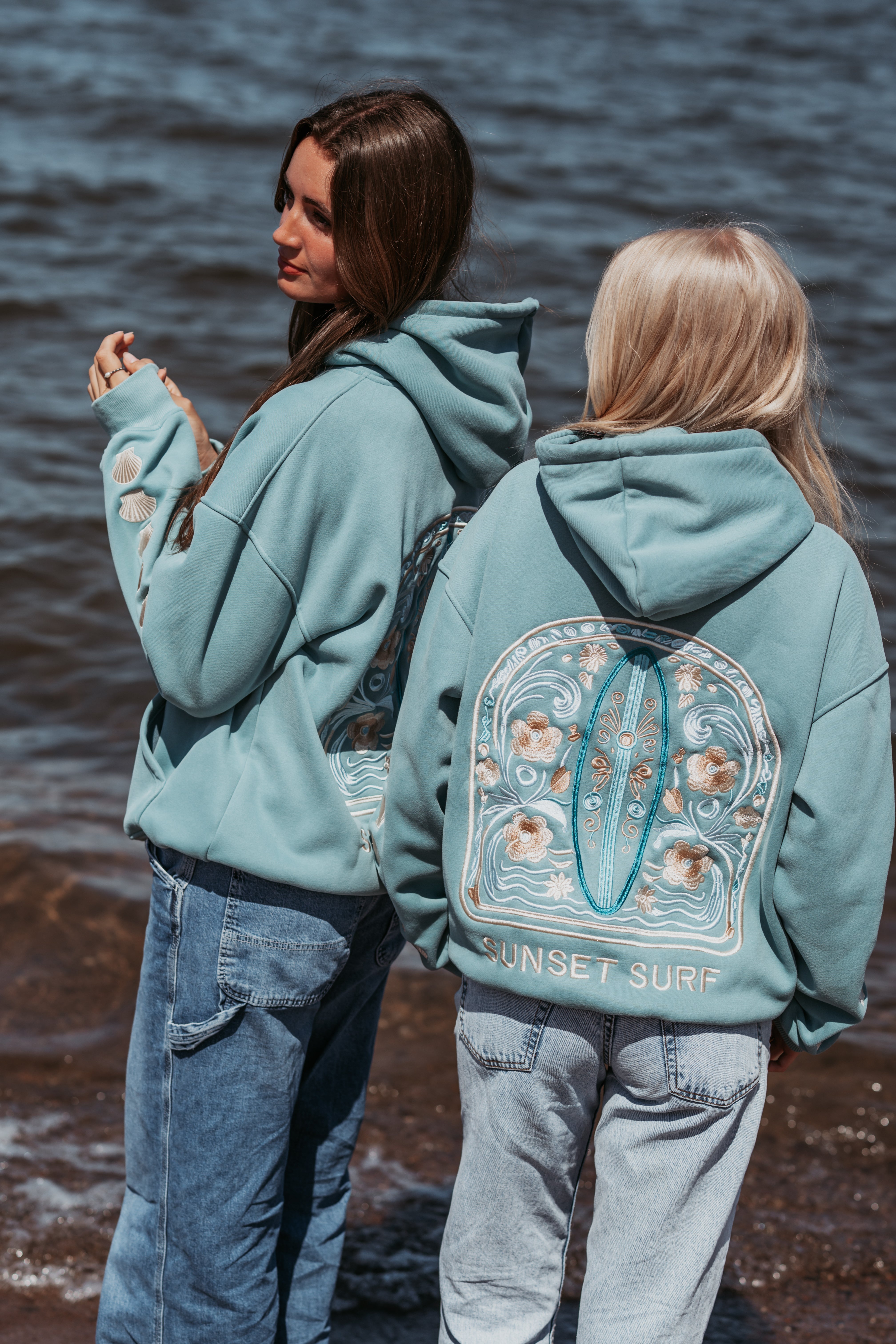 Coastal Bloom Hoodie